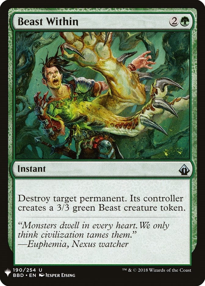 Beast Within (BBD) (190) [LIST] - MTG Single