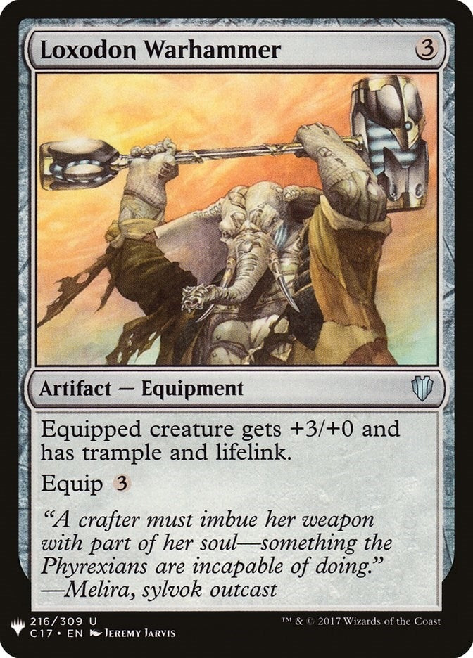 Loxodon Warhammer (216) [LIST] - MTG Single