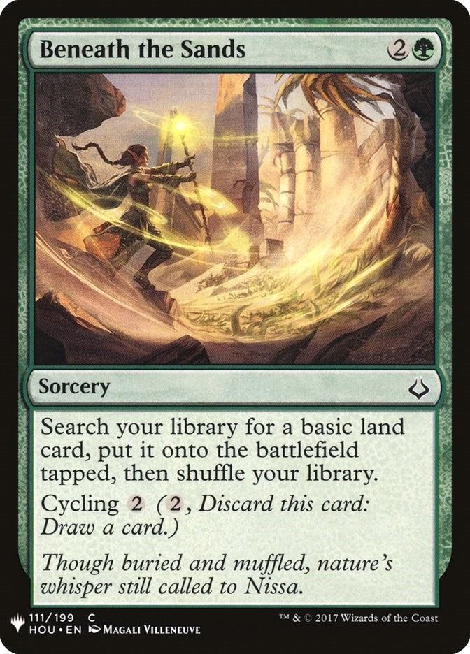 Beneath the Sands (111) [LIST] - MTG Single