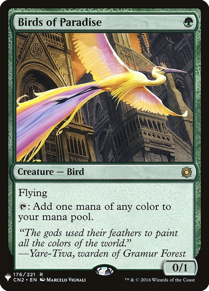 Birds of Paradise (176) [LIST] - MTG Single