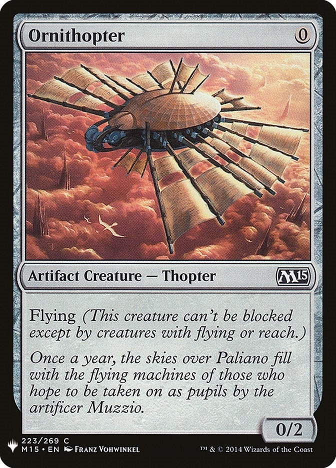 Ornithopter (223) [LIST] - MTG Single