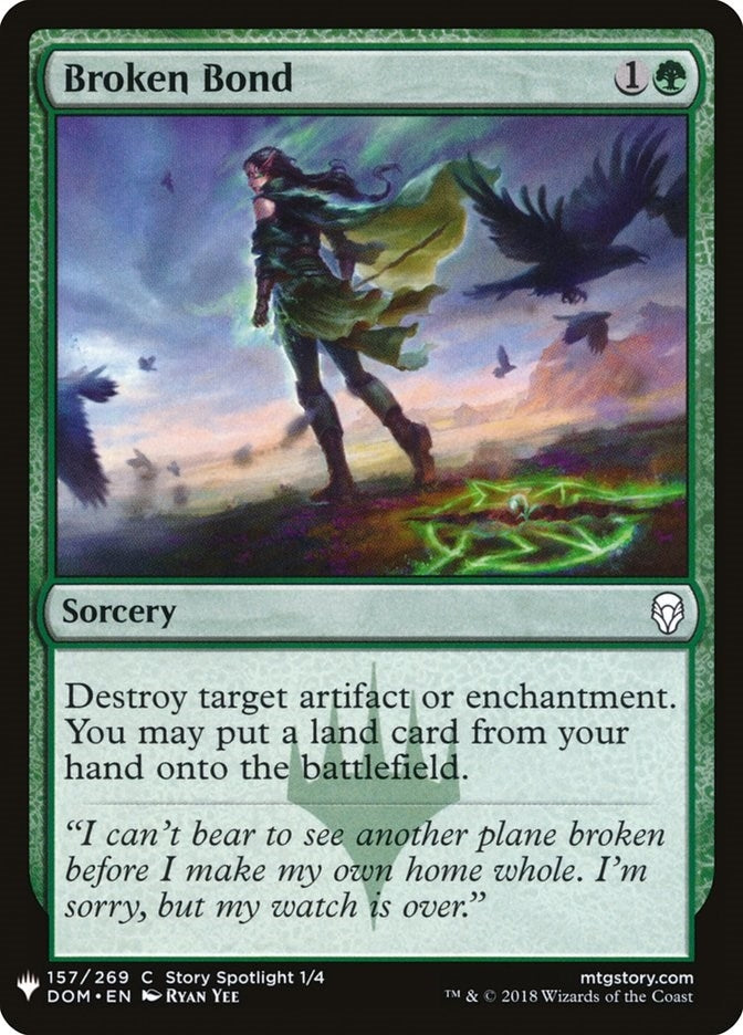 Broken Bond (157) [LIST] - MTG Single