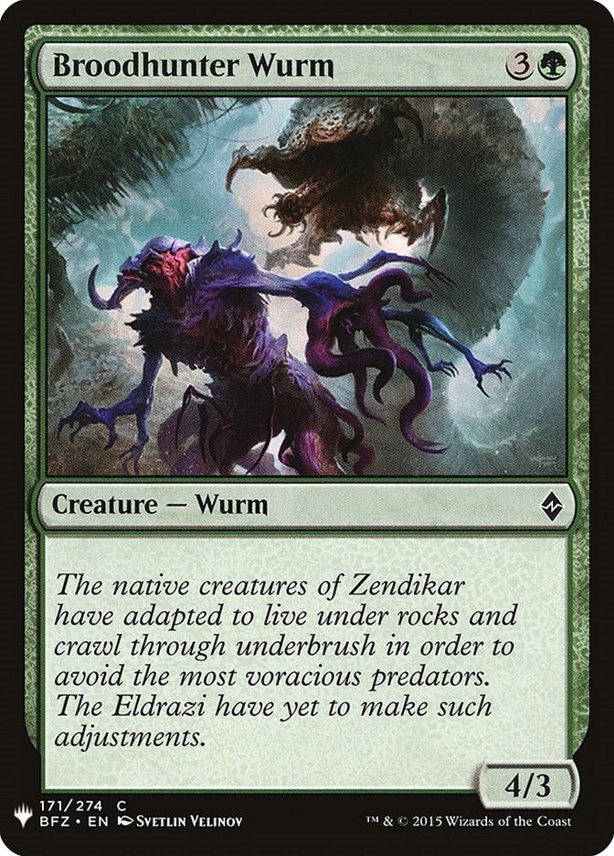 Broodhunter Wurm (171) [LIST] - MTG Single