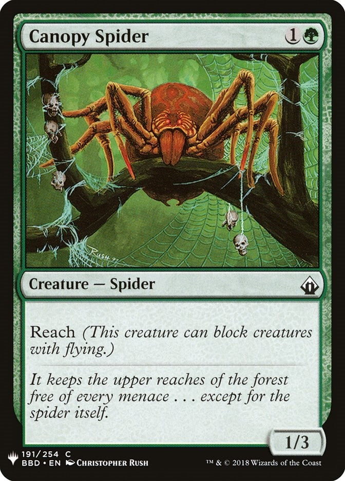 Canopy Spider (191) [LIST] - MTG Single