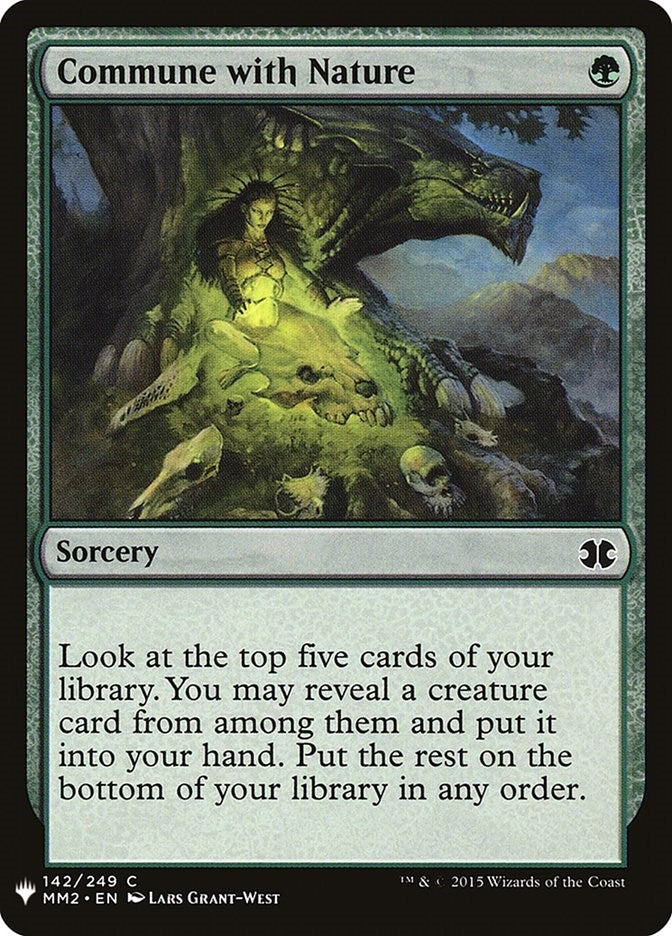 Commune with Nature (142) [LIST] - MTG Single