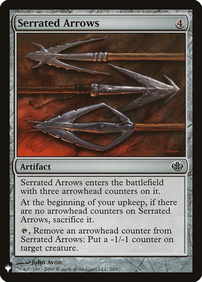 Serrated Arrows (20) [LIST] - MTG Single