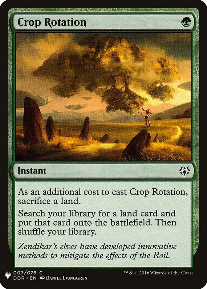 Crop Rotation (7) [LIST] - MTG Single