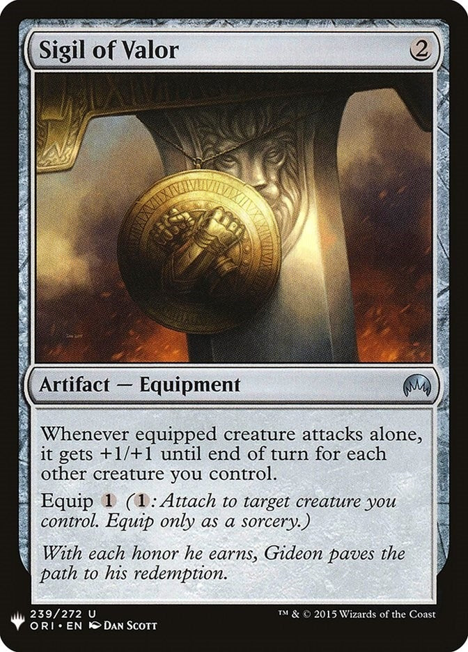 Sigil of Valor (239) [LIST] - MTG Single