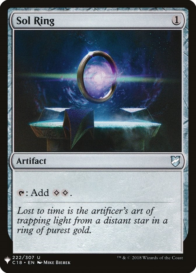 Sol Ring (C18) (222) [LIST] - MTG Single