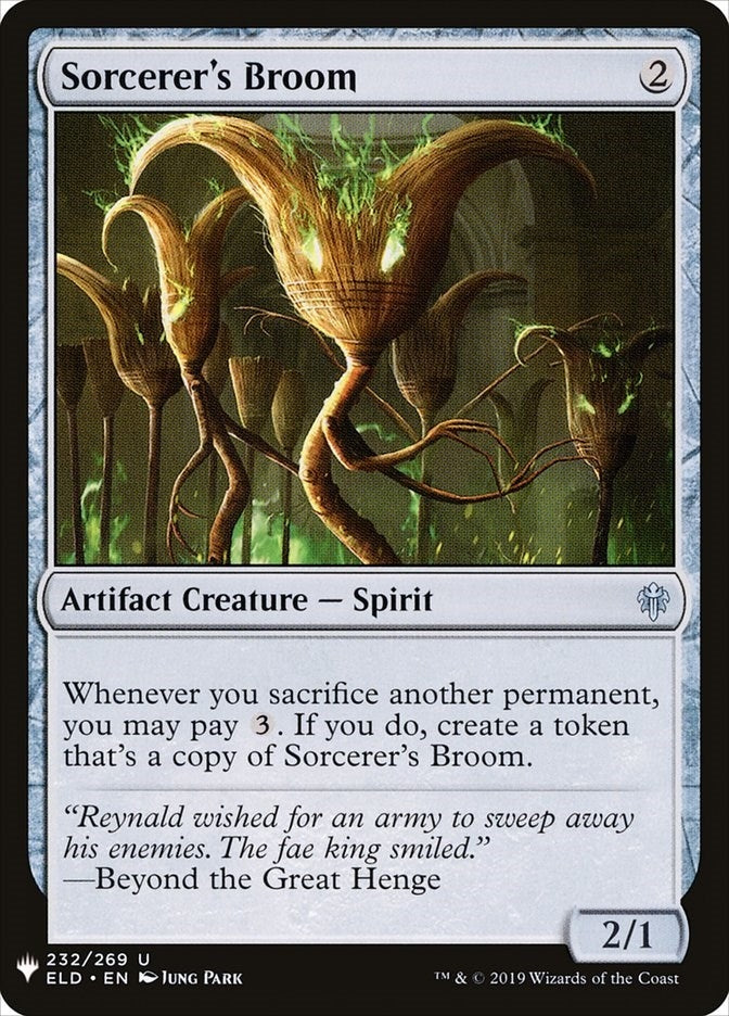 Sorcerer’s Broom (232) [LIST] - MTG Single