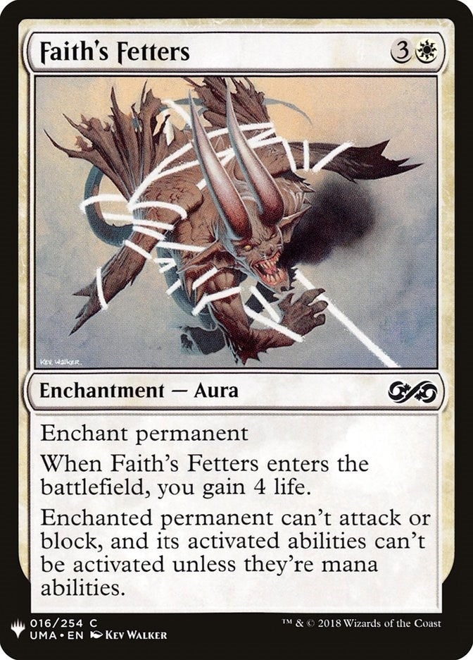 Faith’s Fetters (16) [LIST] - MTG Single