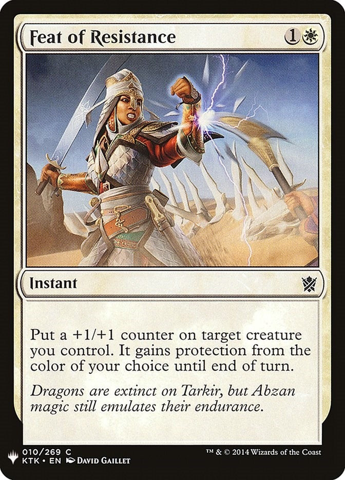 Feat of Resistance (10) [LIST] - MTG Single