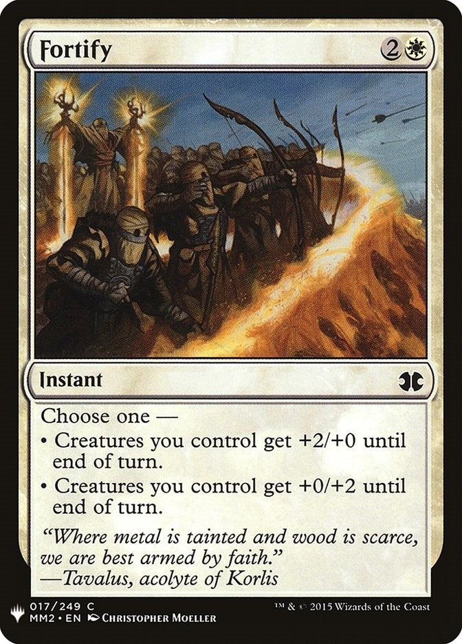 Fortify (17) [LIST] - MTG Single