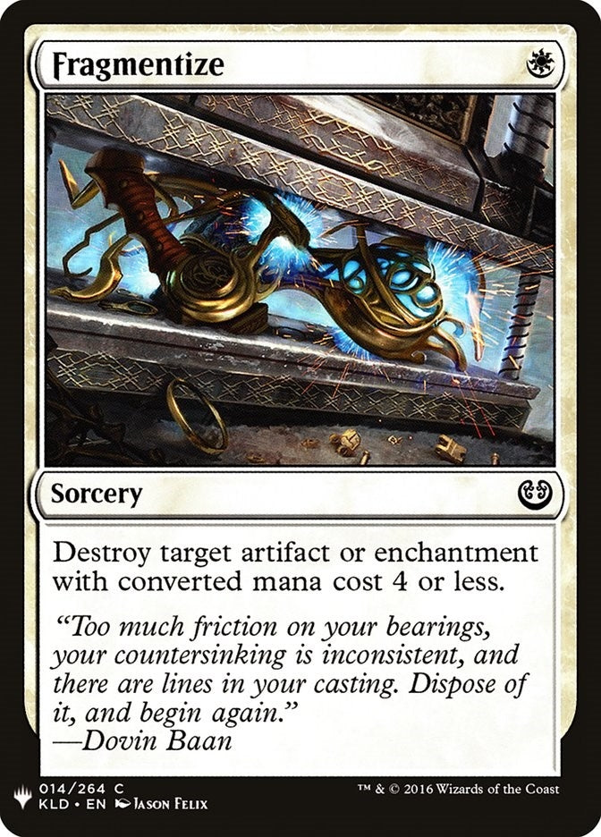 Fragmentize (14) [LIST] - MTG Single