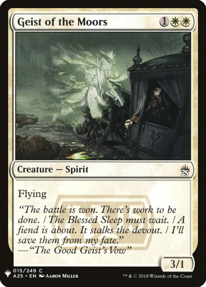 Geist of the Moors (15) [LIST] - MTG Single