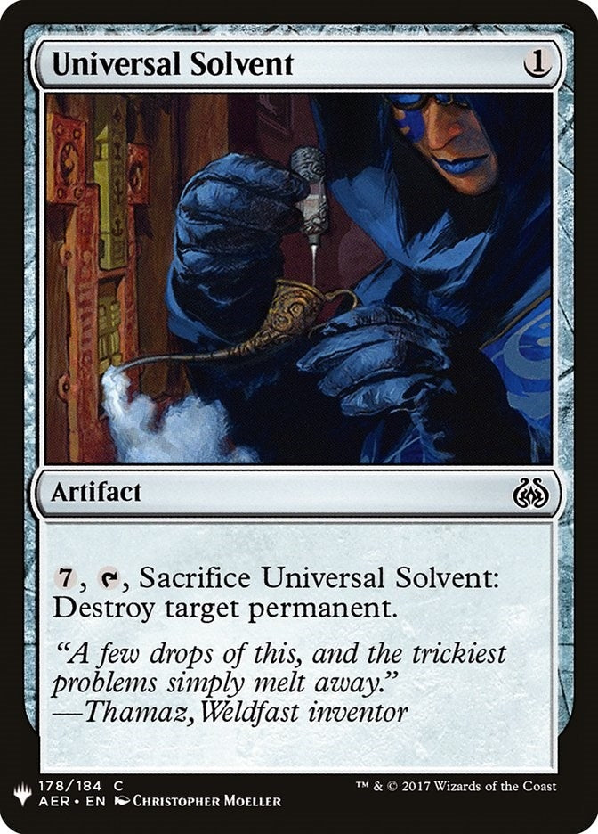 Universal Solvent (178) [LIST] - MTG Single