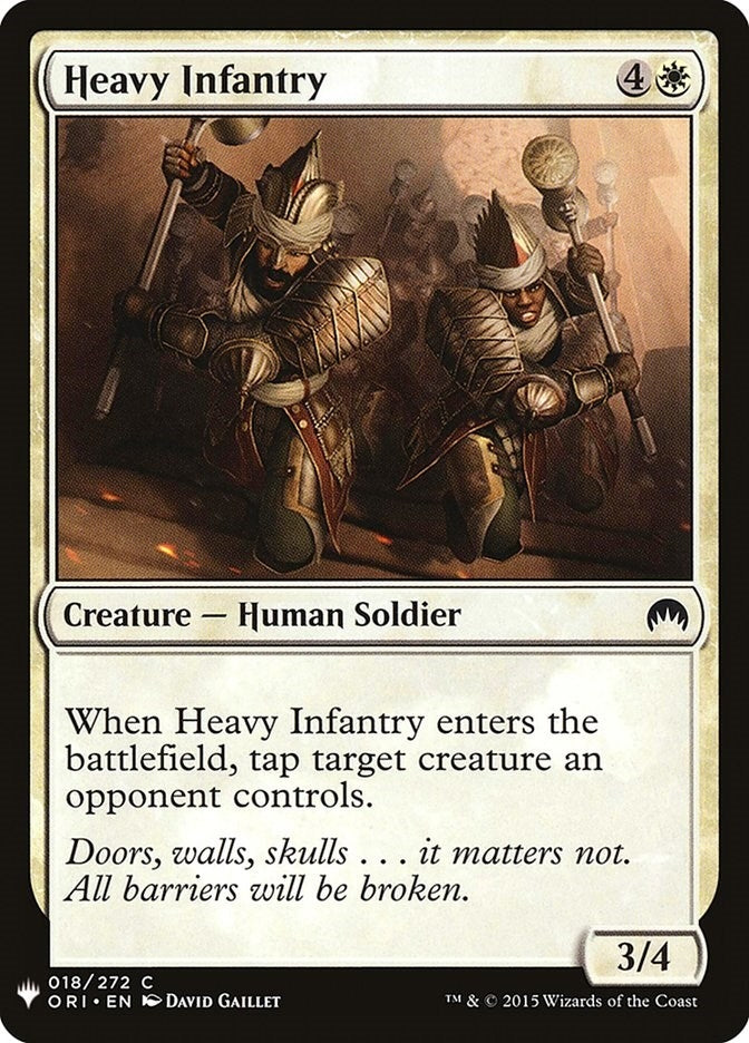Heavy Infantry (18) [LIST] - MTG Single