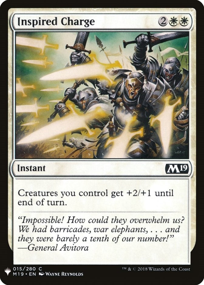 Inspired Charge (15) [LIST] - MTG Single