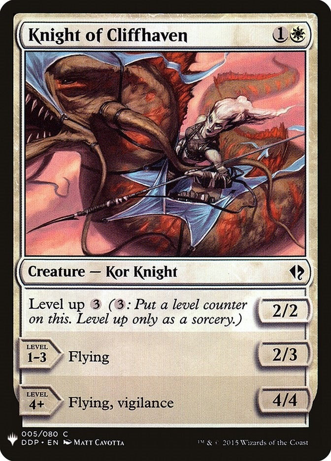 Knight of Cliffhaven (5) [LIST] - MTG Single