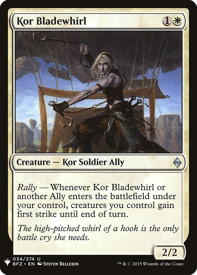 Kor Bladewhirl (34) [LIST] - MTG Single