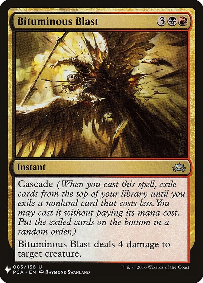 Bituminous Blast (83) [LIST] - MTG Single