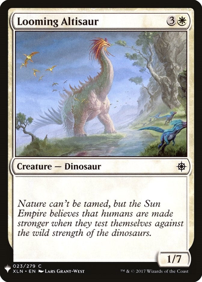 Looming Altisaur (23) [LIST] - MTG Single