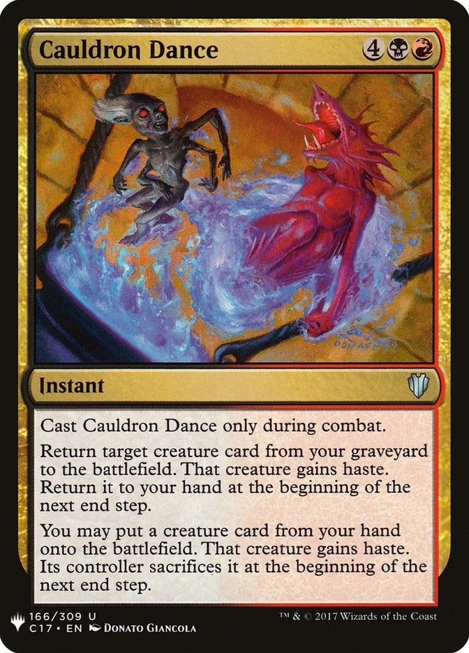 Cauldron Dance (166) [LIST] - MTG Single