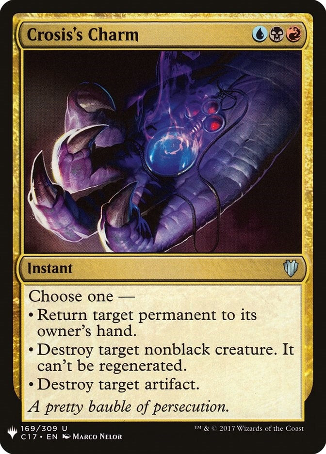 Crosis’s Charm (169) [LIST] - MTG Single