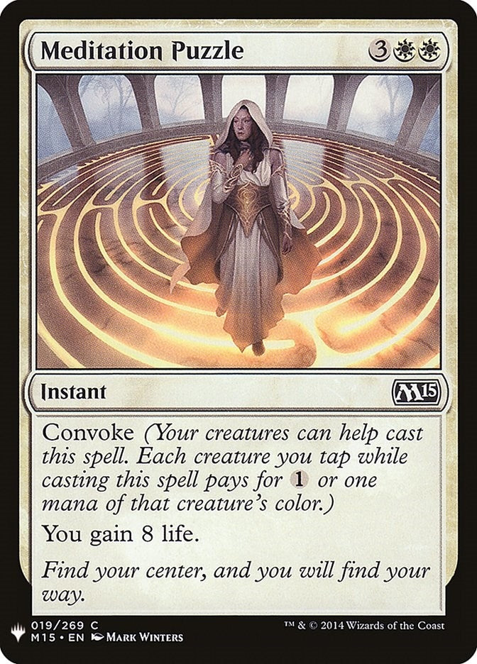 Meditation Puzzle (19) [LIST] - MTG Single