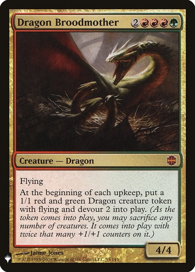 Dragon Broodmother (53) [LIST] - MTG Single