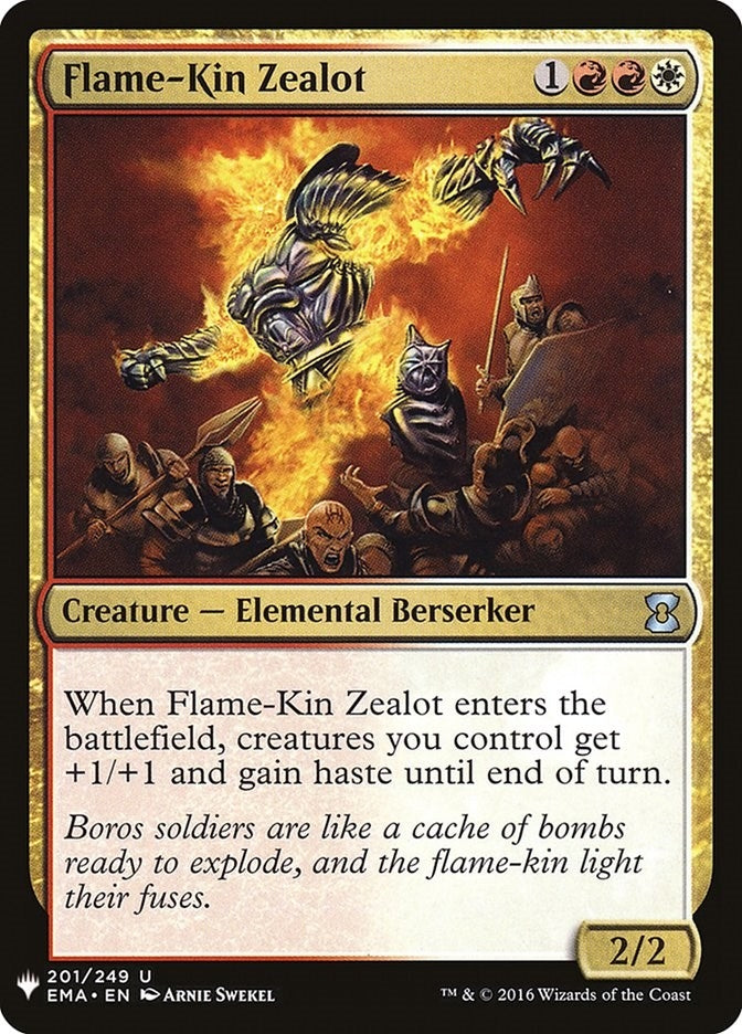 Flame-Kin Zealot (201) [LIST] - MTG Single
