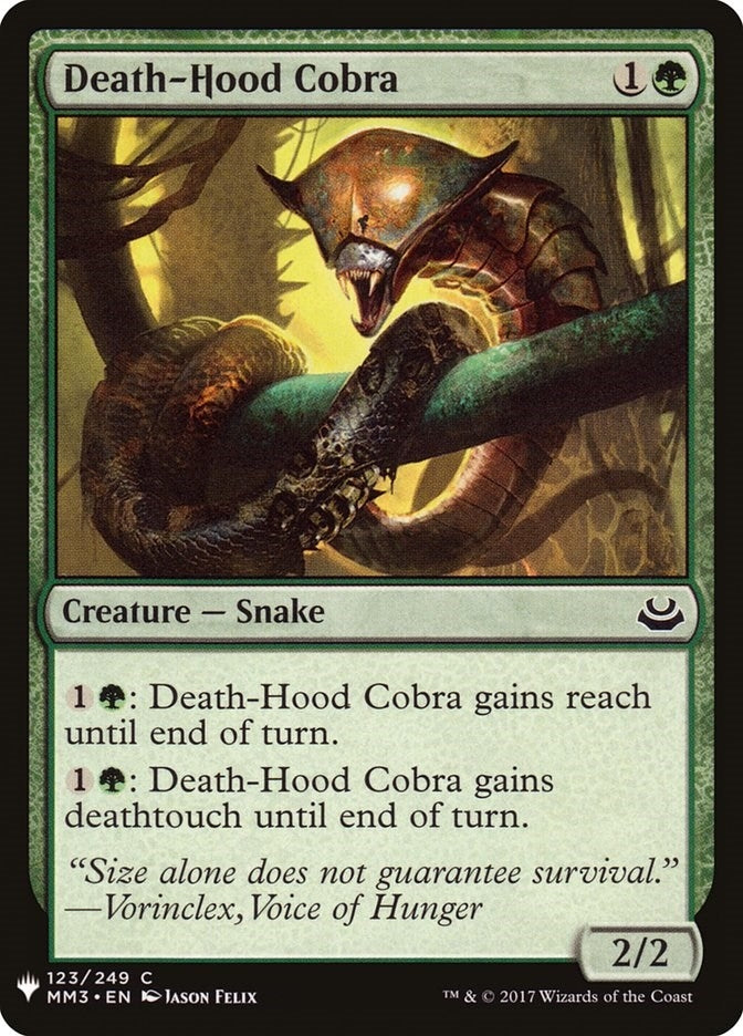 Death-Hood Cobra (123) [LIST] - MTG Single