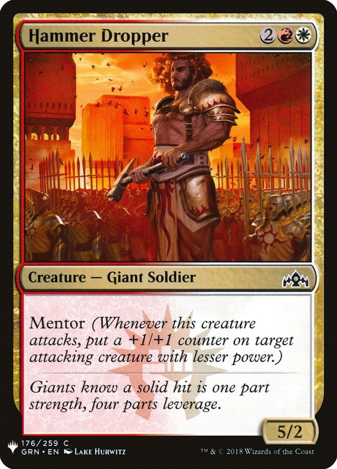 Hammer Dropper (176) [LIST] - MTG Single