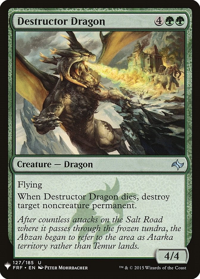 Destructor Dragon (127) [LIST] - MTG Single