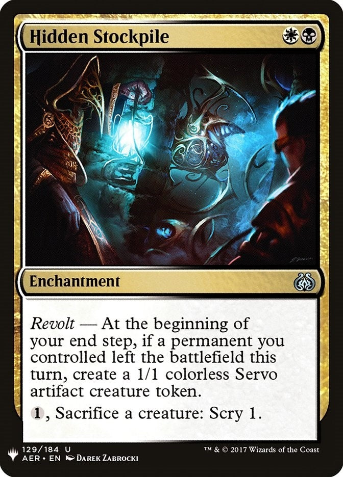 Hidden Stockpile (129) [LIST] - MTG Single