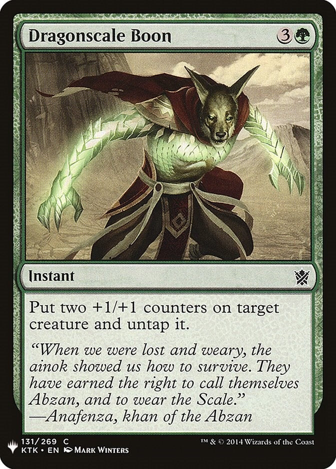 Dragonscale Boon (131) [LIST] - MTG Single