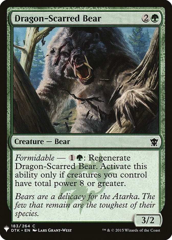 Dragon-Scarred Bear (183) [LIST] - MTG Single