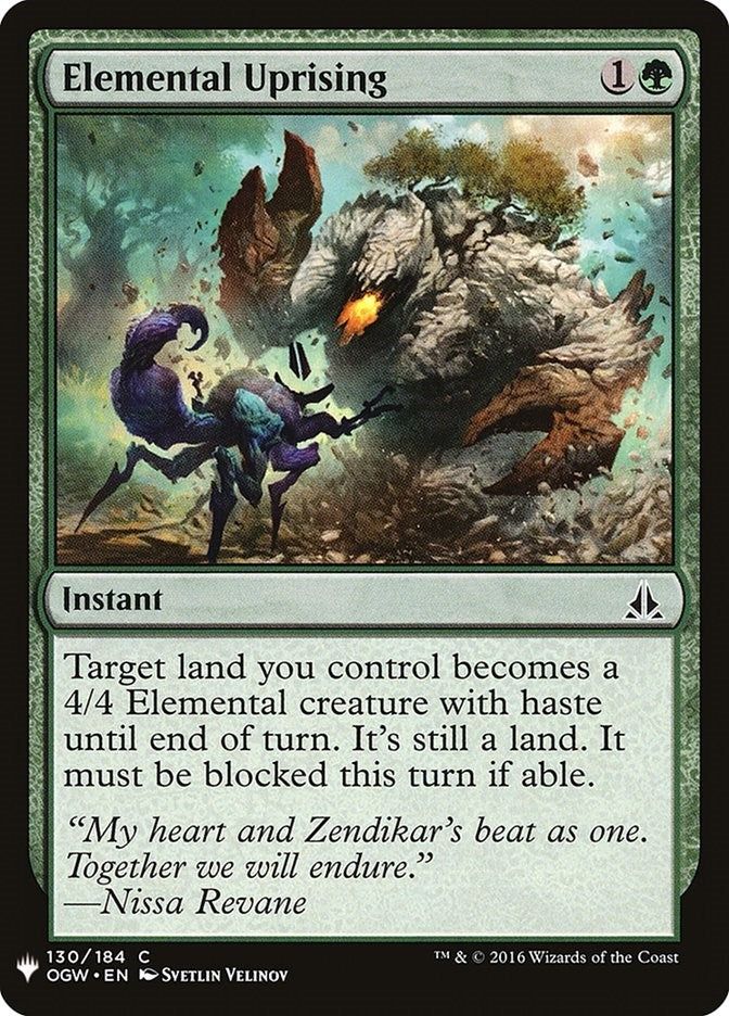 Elemental Uprising (130) [LIST] - MTG Single