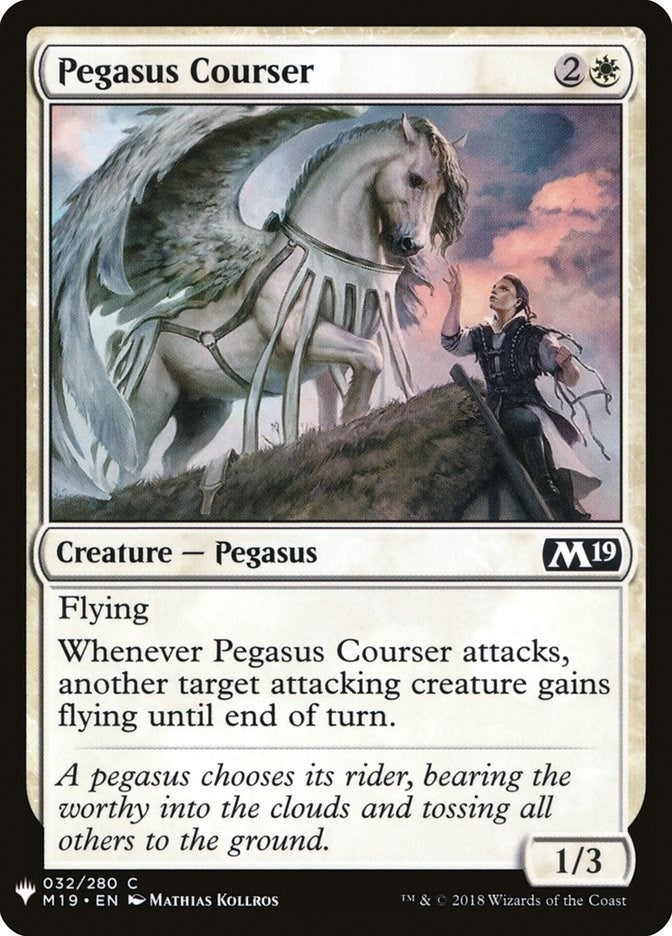 Pegasus Courser (32) [LIST] - MTG Single