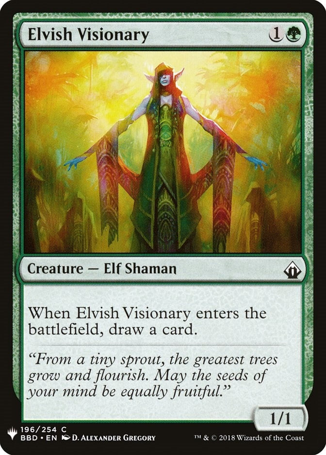 Elvish Visionary (196) [LIST] - MTG Single