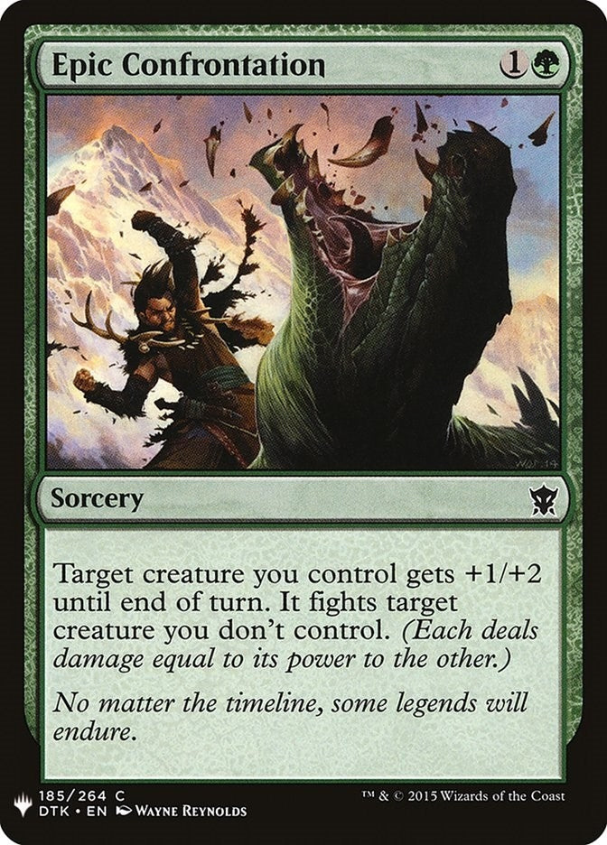 Epic Confrontation (185) [LIST] - MTG Single