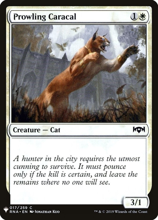 Prowling Caracal (17) [LIST] - MTG Single