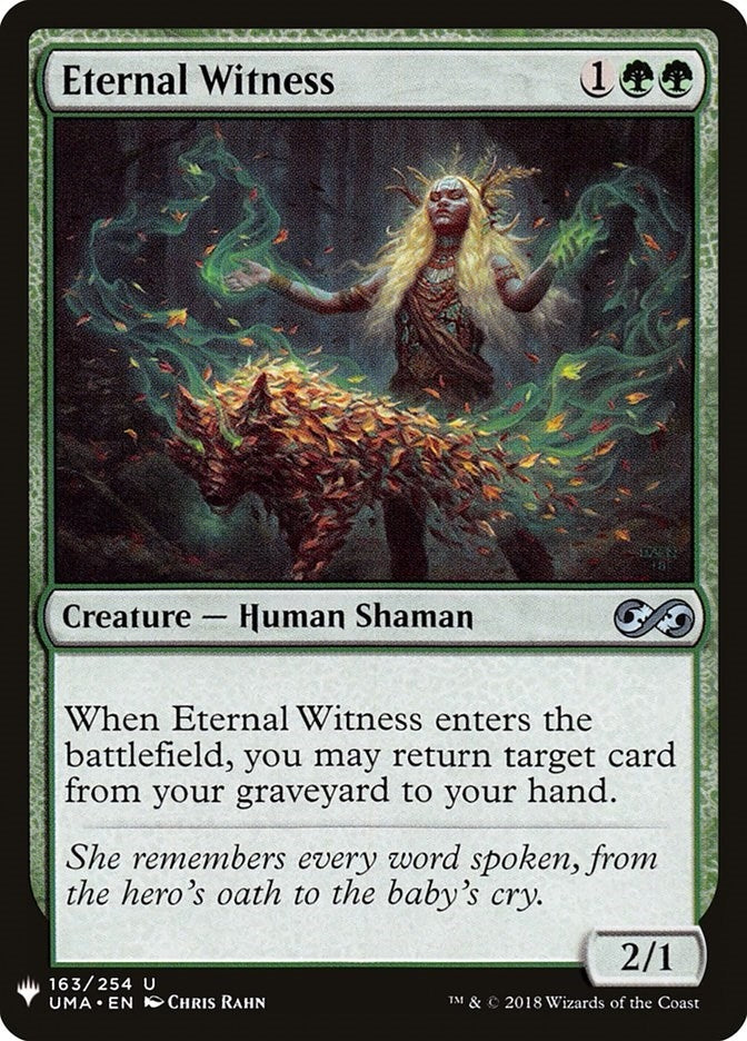 Eternal Witness (UMA) (163) [LIST] - MTG Single