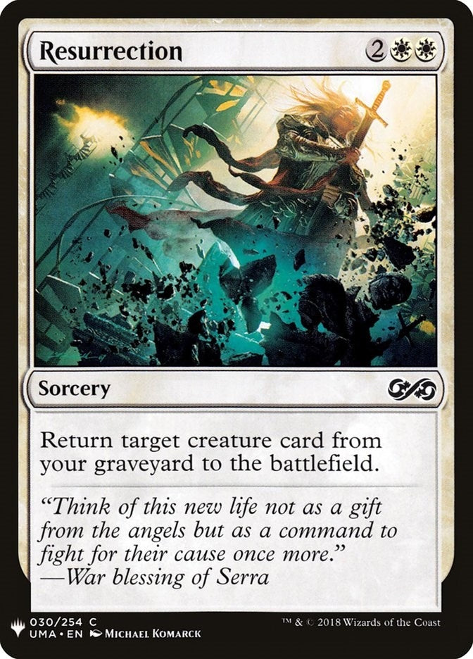 Resurrection (30) [LIST] - MTG Single