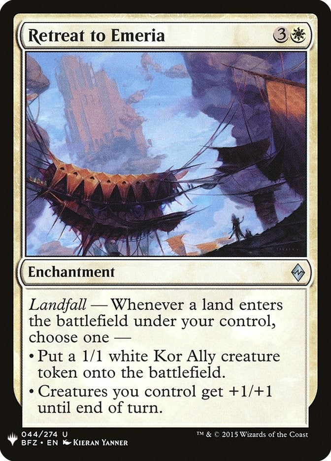 Retreat to Emeria (44) [LIST] - MTG Single