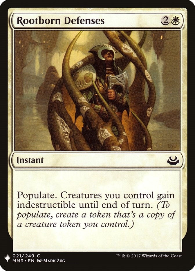 Rootborn Defenses (21) [LIST] - MTG Single