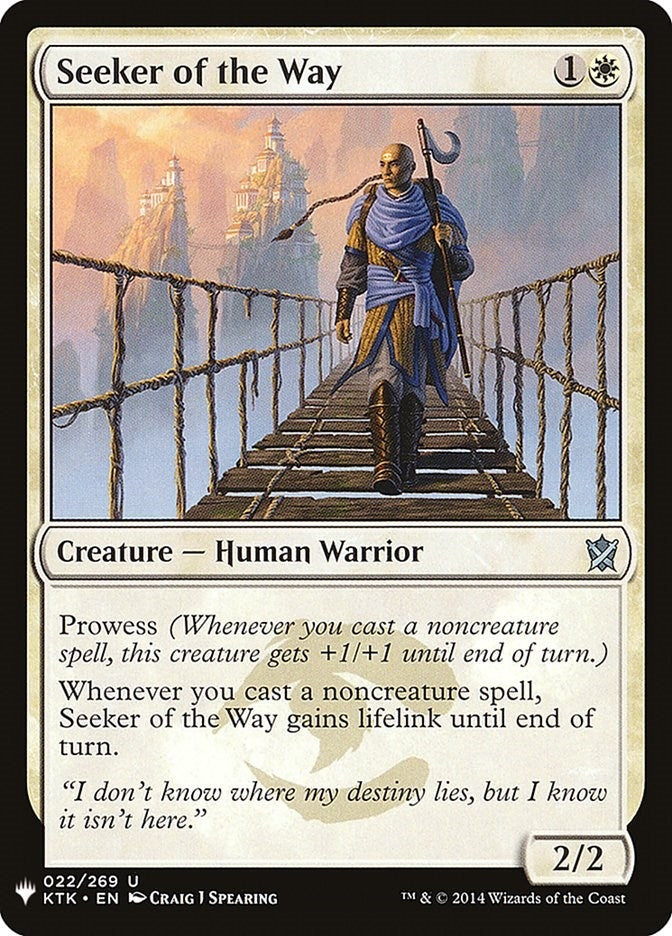Seeker of the Way (22) [LIST] - MTG Single