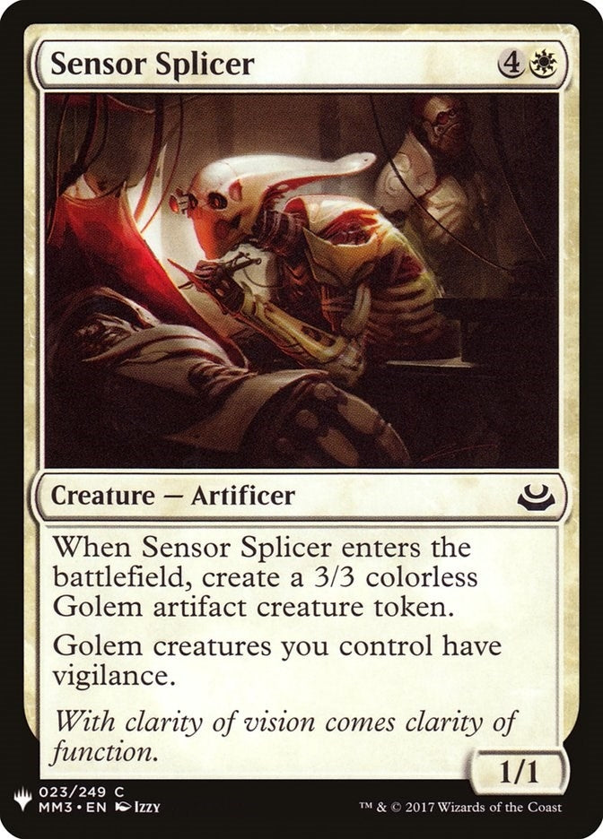 Sensor Splicer (23) [LIST] - MTG Single