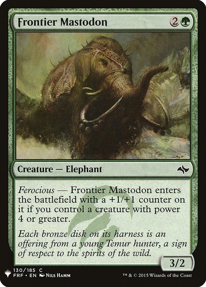 Frontier Mastodon (130) [LIST] - MTG Single