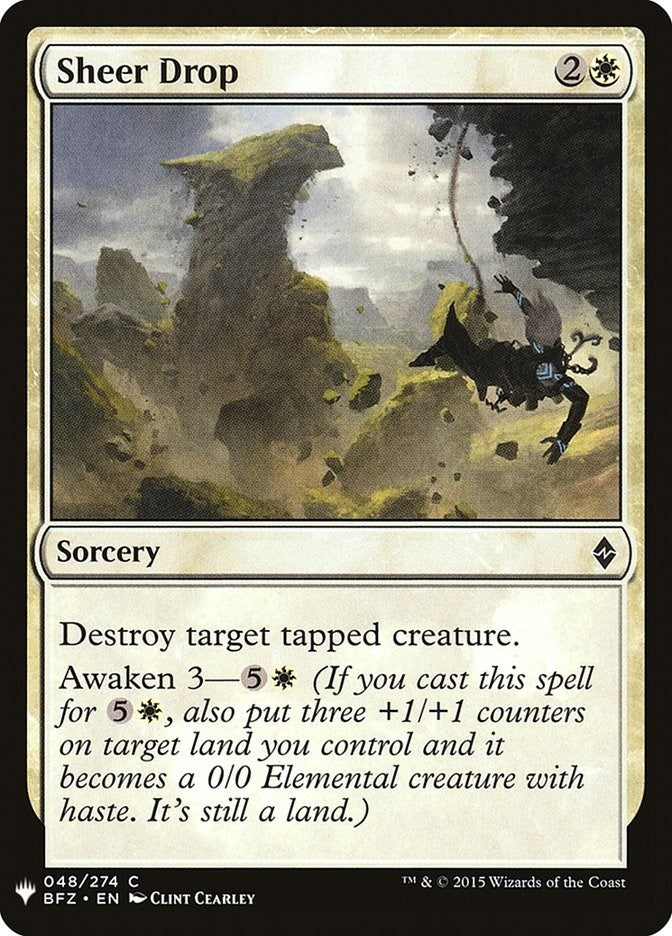 Sheer Drop (48) [LIST] - MTG Single